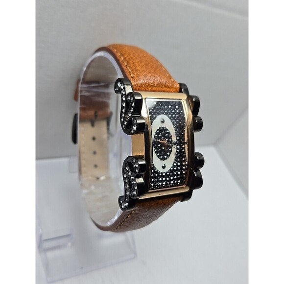Adrienne Couture Limited Edition Pave Crystal Swiss Quartz Watch New Battery main image 6